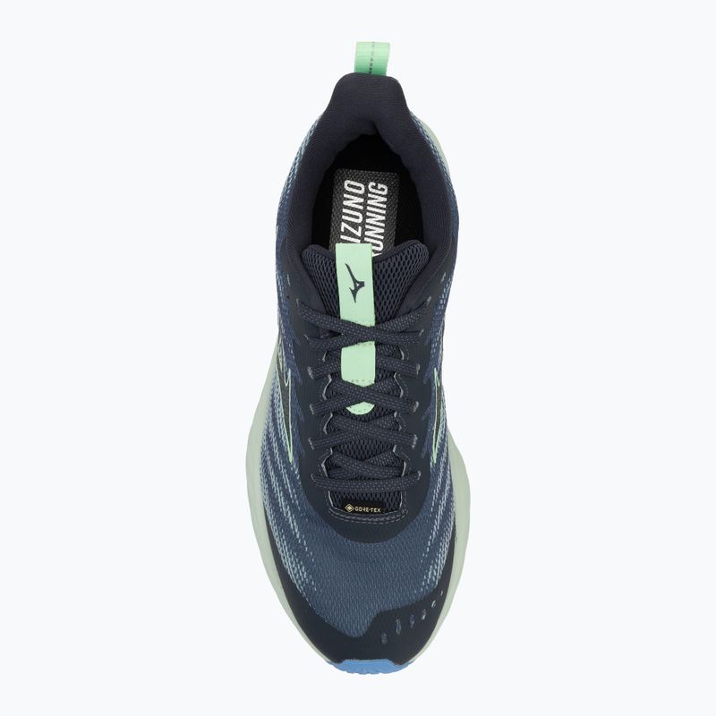 Férfi futócipő Mizuno Wave Rider GTX 2 vintage indigo / neo menta / elöl kék 5