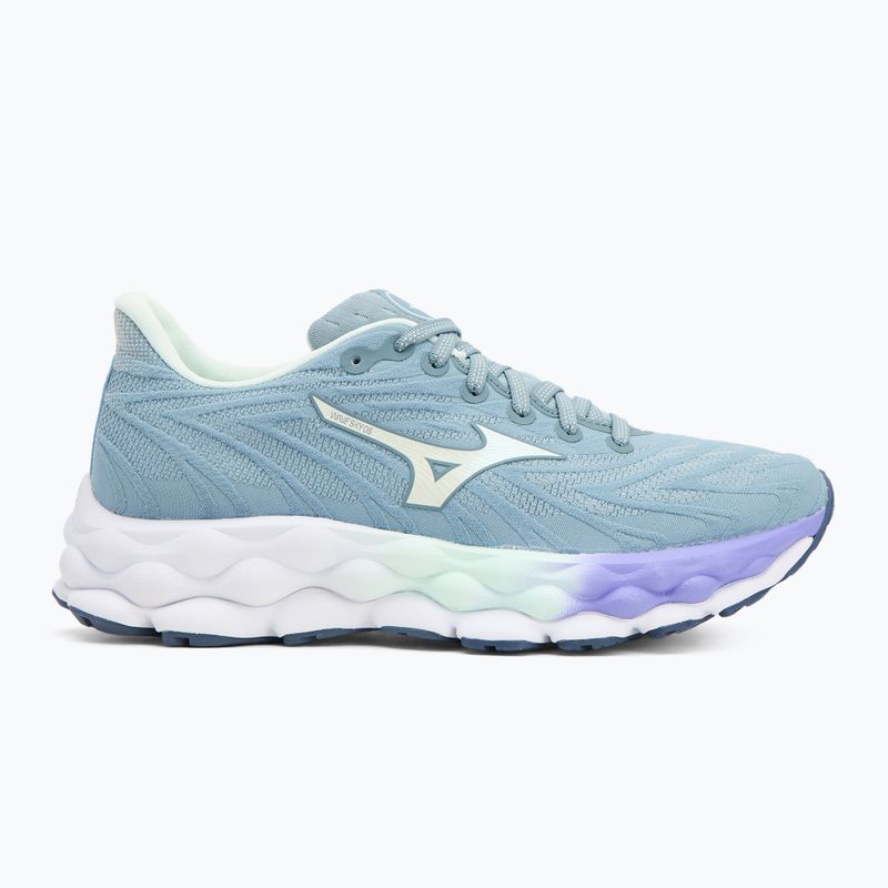 Női futócipő Mizuno Wave Sky 8 citadella/menta árnyalat/paisley lila 2