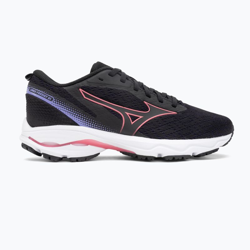 Női Mizuno Prodigy 6 futócipő fekete/camellia rózsa/paisley lila 2