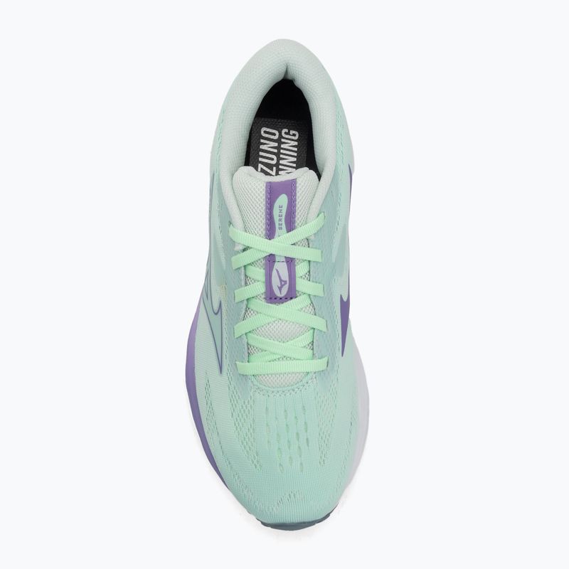 Női Mizuno Wave Serene futócipő neo menta/paisley lila/citadel 5