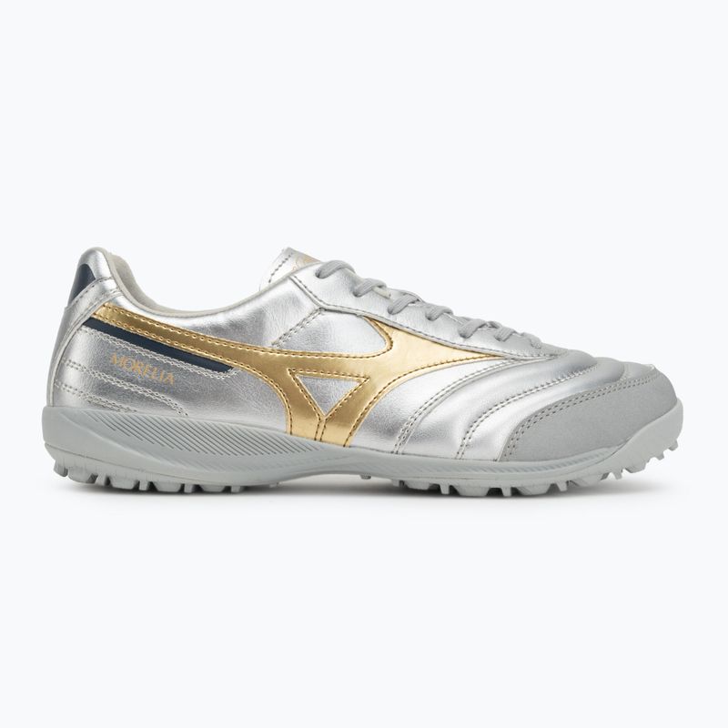 Mizuno Morelia Sala Pro TF férfi futballcipő galaxy ezüst/arany/arany 2