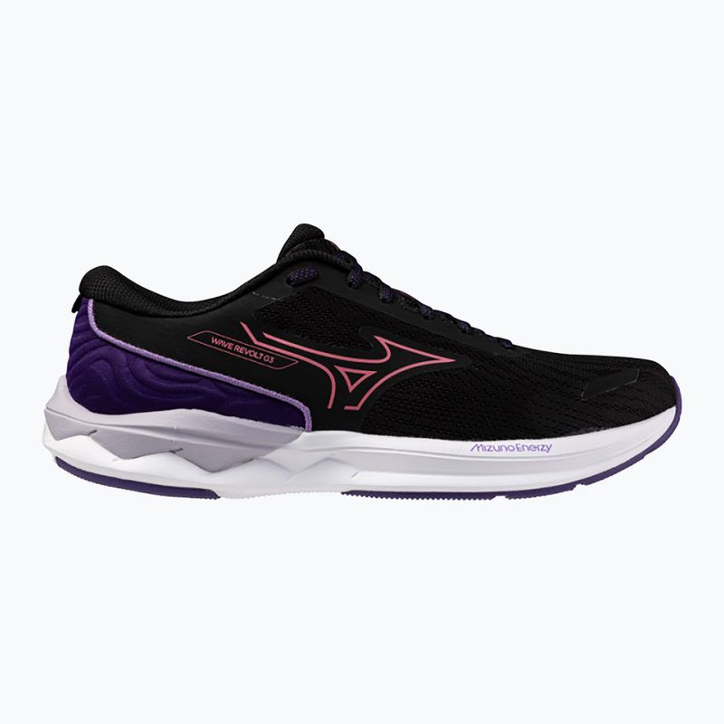 Női futócipő Mizuno Wave Revolt 3 fekete/camellia rose/violet indigo 8