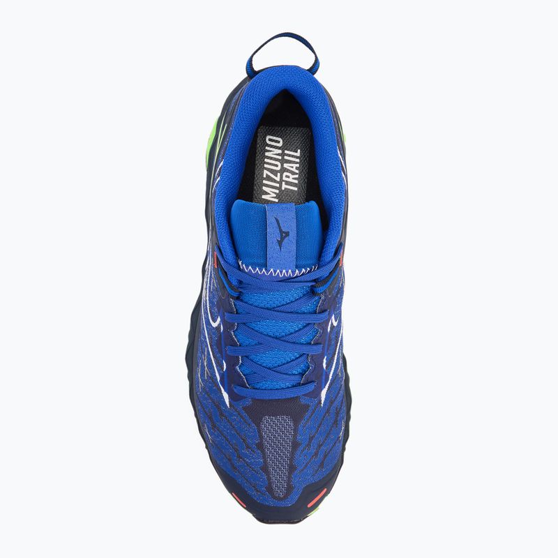 Férfi futócipő Mizuno Wave Mujin 10 reflex kék c/fehér/zöld gecko 5