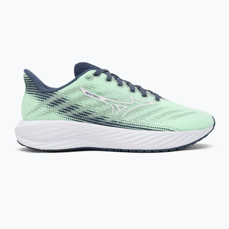 Gyerek futócipő Mizuno Enerzy Rider Jr neo menta/fehér/vintage indigó 2