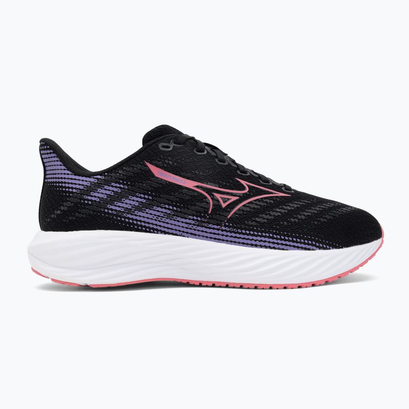 Gyerek futócipő Mizuno Enerzy Rider Jr fekete/camelliarózsaszín/paisleylila 2