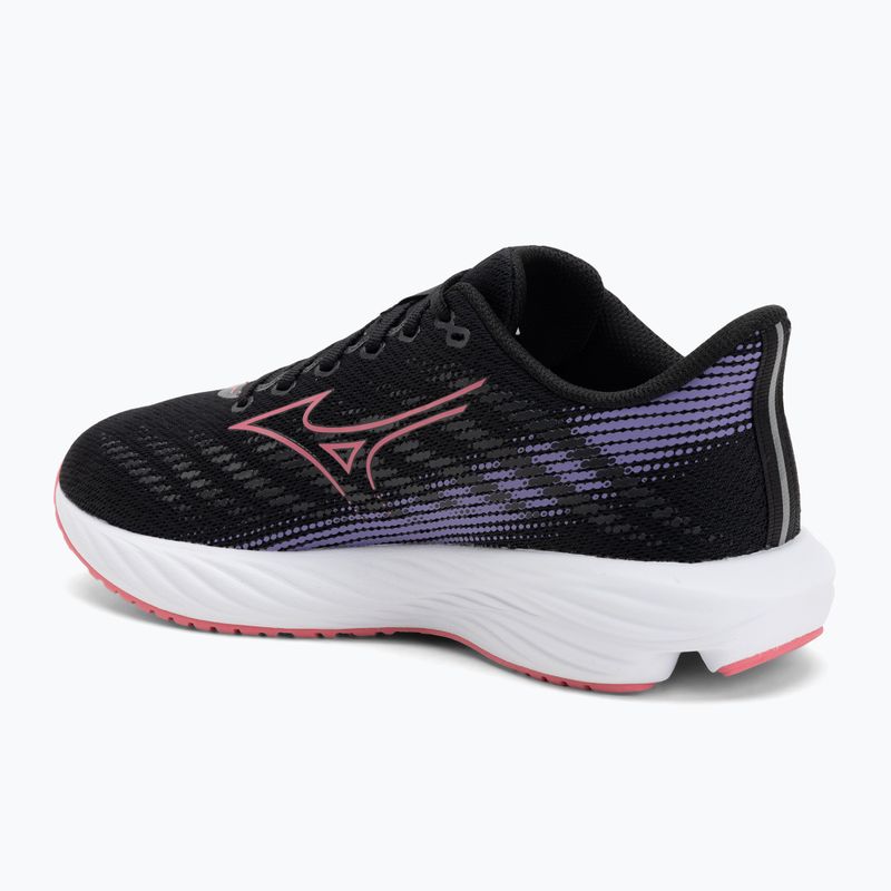 Gyerek futócipő Mizuno Enerzy Rider Jr fekete/camelliarózsaszín/paisleylila 3