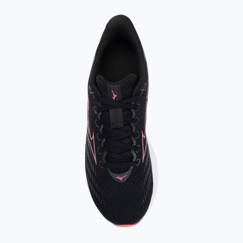 Gyerek futócipő Mizuno Enerzy Rider Jr fekete/camelliarózsaszín/paisleylila 5