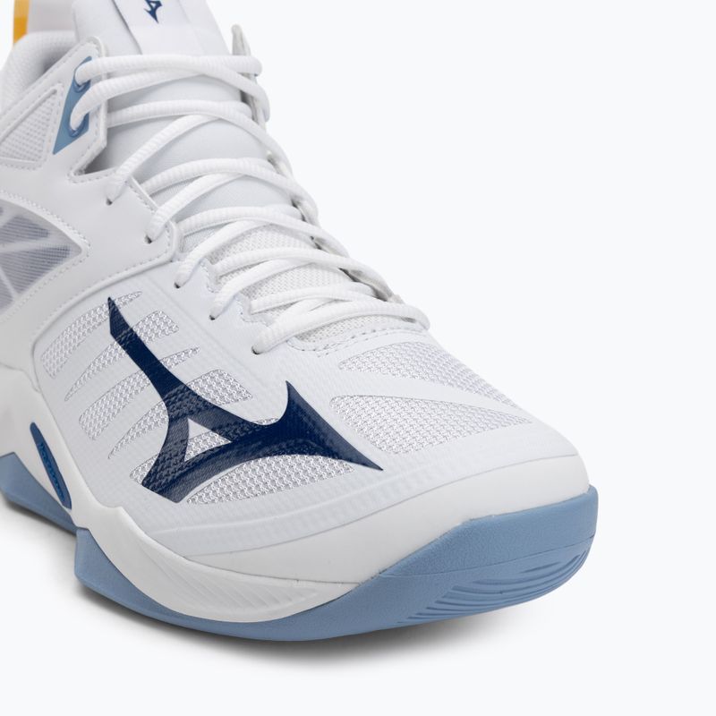 Röplabda cipő Mizuno Wave Dimension Mid fehér/bellwether kék/belairkék 7