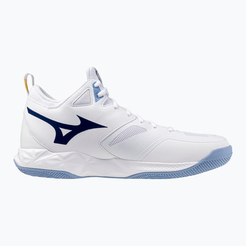 Röplabda cipő Mizuno Wave Dimension Mid fehér/bellwether kék/belairkék 9
