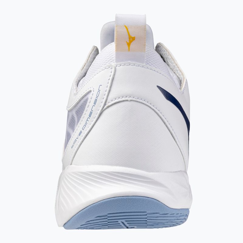 Röplabda cipő Mizuno Wave Dimension Mid fehér/bellwether kék/belairkék 10