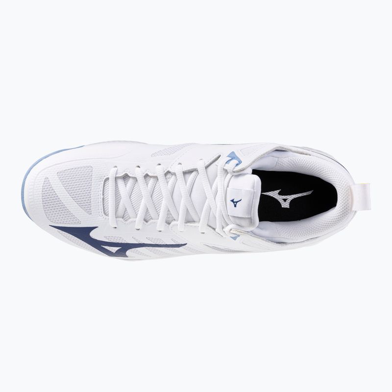 Röplabda cipő Mizuno Wave Dimension Mid fehér/bellwether kék/belairkék 11