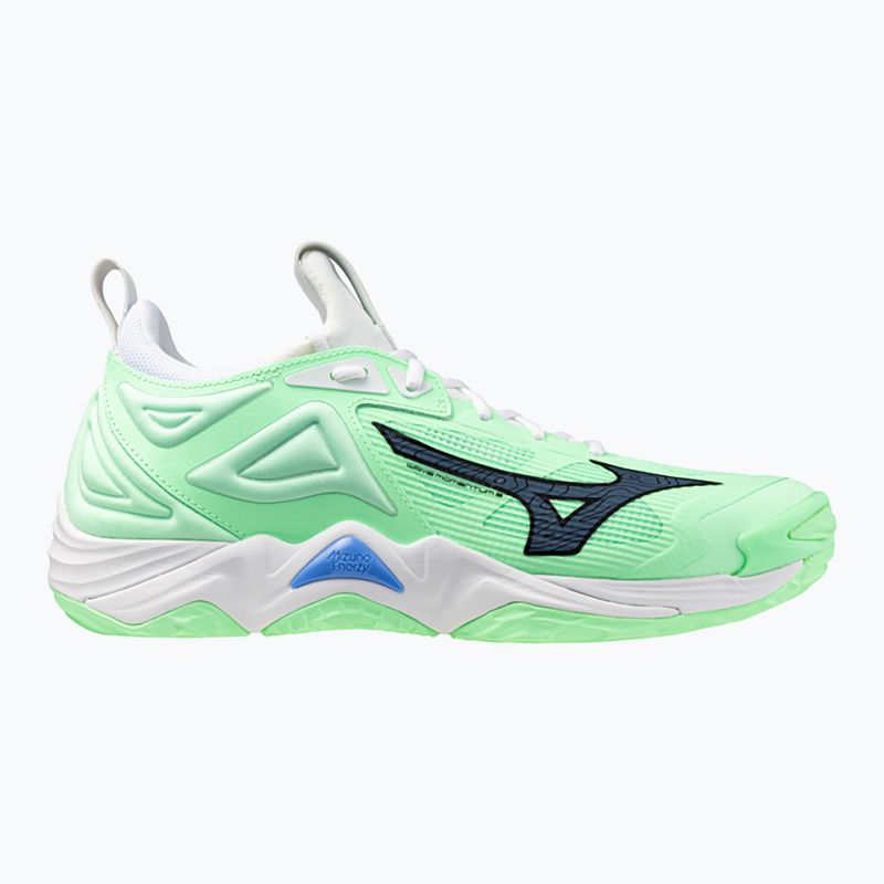 Mizuno Wave Momentum 3 röplabda cipő neo menta/fekete/határkék 8