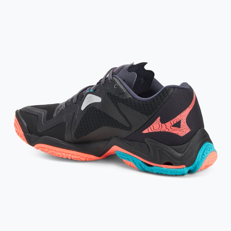Mizuno Wave Lightning Z8 röplabdacipő fekete/neonlámpa/páva kék 3