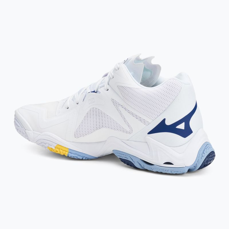 Mizuno Wave Lightning Z8 Mid röplabda cipő fehér/kék/bel air kék/bel air kék 3