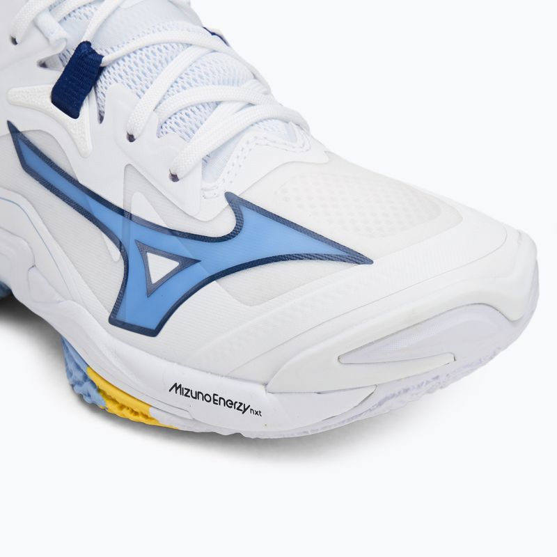 Mizuno Wave Lightning Z8 Mid röplabda cipő fehér/kék/bel air kék/bel air kék 7