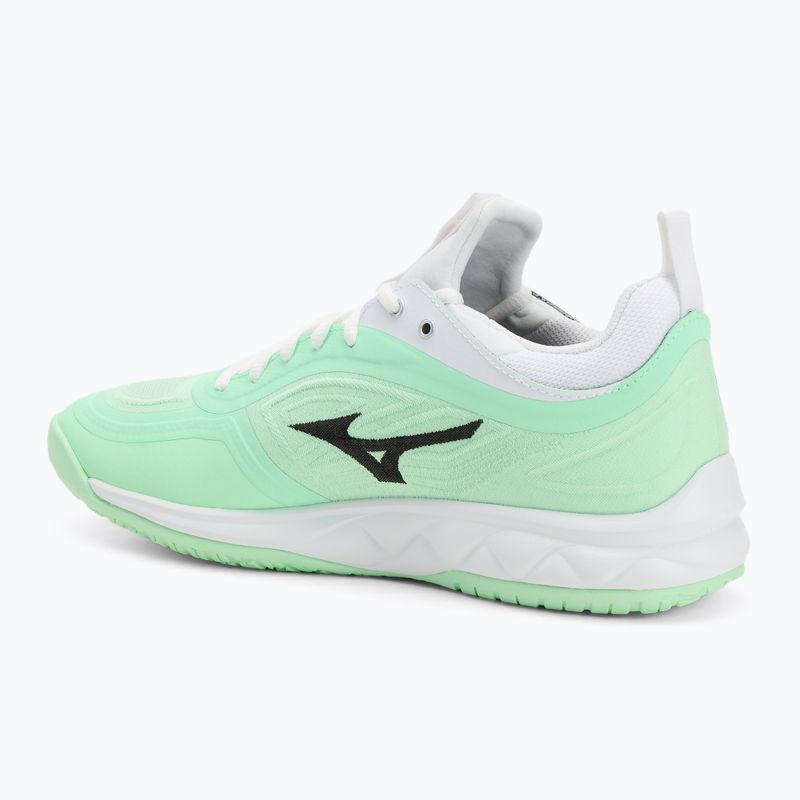 Mizuno Wave Luminous 3 neo menta/fekete/határkék röplabdacipő 3
