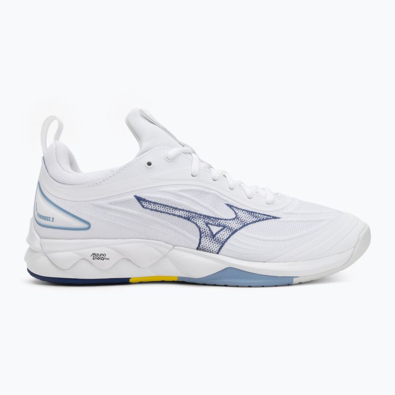Röplabda cipő Mizuno Wave Luminous 3 fehér/bellwether kék/belairkék 2