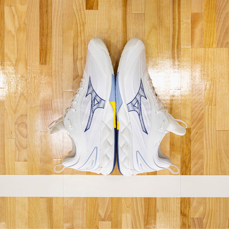 Röplabda cipő Mizuno Wave Luminous 3 fehér/bellwether kék/belairkék 15