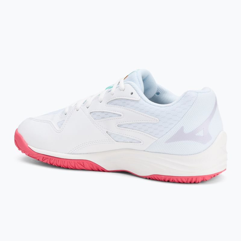 Mizuno Thunder Blade Z fehér/ibolya indigó/kaméleon rózsaszín röplabdacipő 3