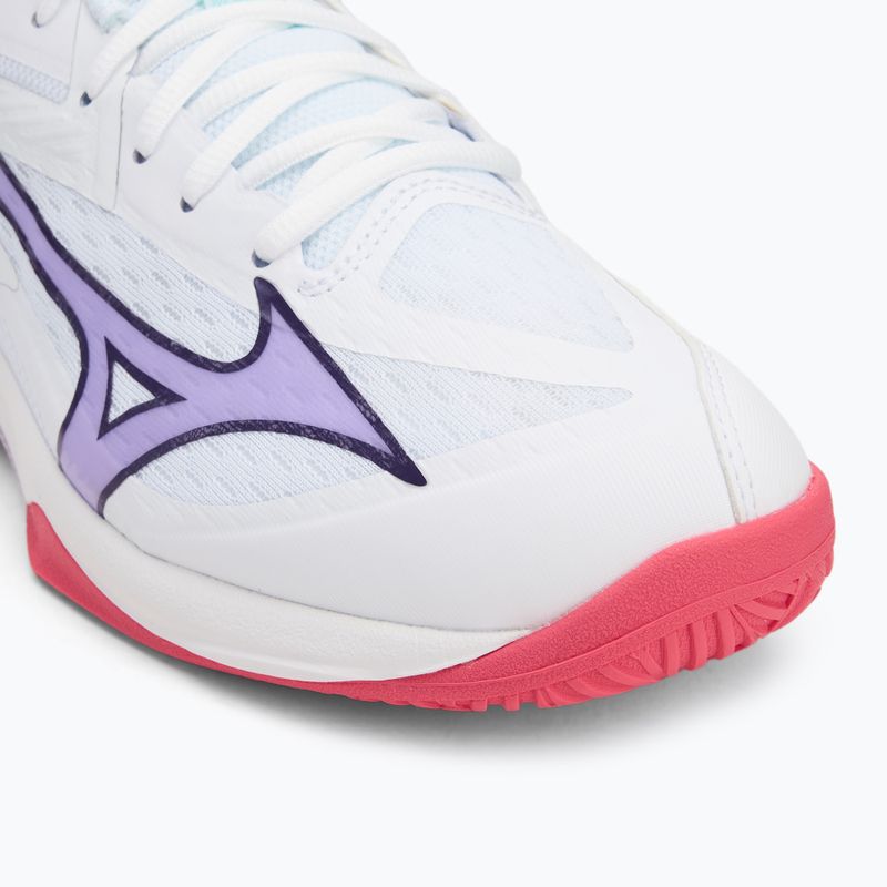 Mizuno Thunder Blade Z fehér/ibolya indigó/kaméleon rózsaszín röplabdacipő 7