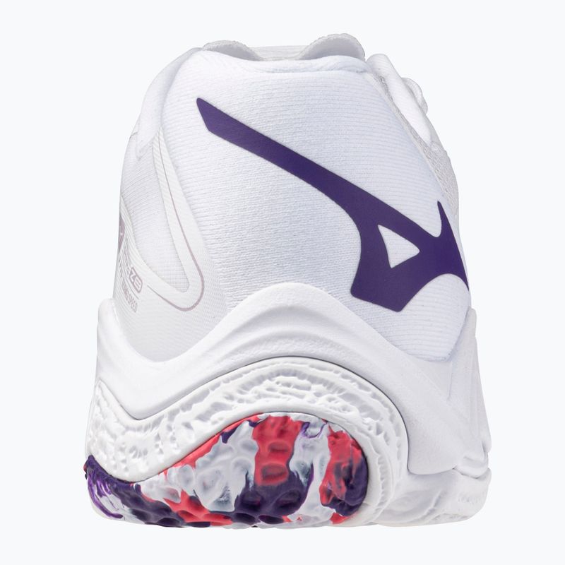 Női röplabda cipő Mizuno Wave Lightning Z8 fehér/ibolya indigó/camelliaros 10