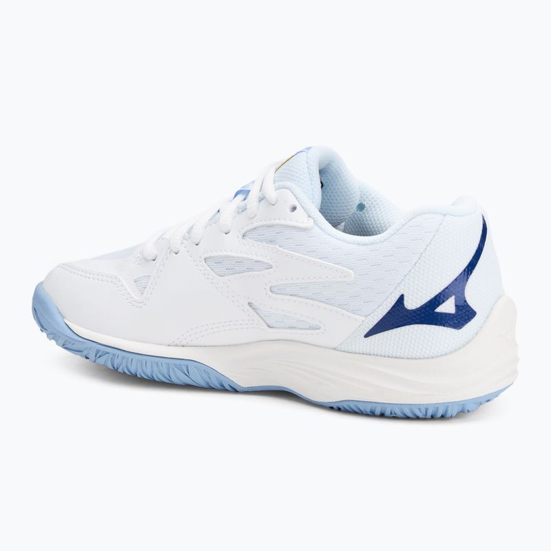 Gyermek röplabda cipő Mizuno Lightning Star Z7 fehér/belwether kék/bel air kék 3