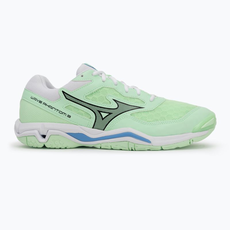 Mizuno Wave Phantom 3 neo menta / fekete / kék kézilabda cipő 2