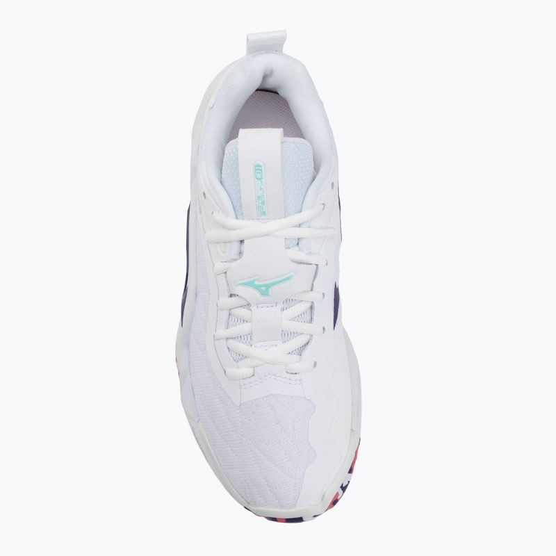 Kézilabda cipő Mizuno Wav Stealth Neo 2 white/violet indigo/camellia rose 5