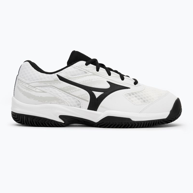 Férfi teniszcipő Mizuno Break Shot 5 CC white/ black/ harbor mist 2