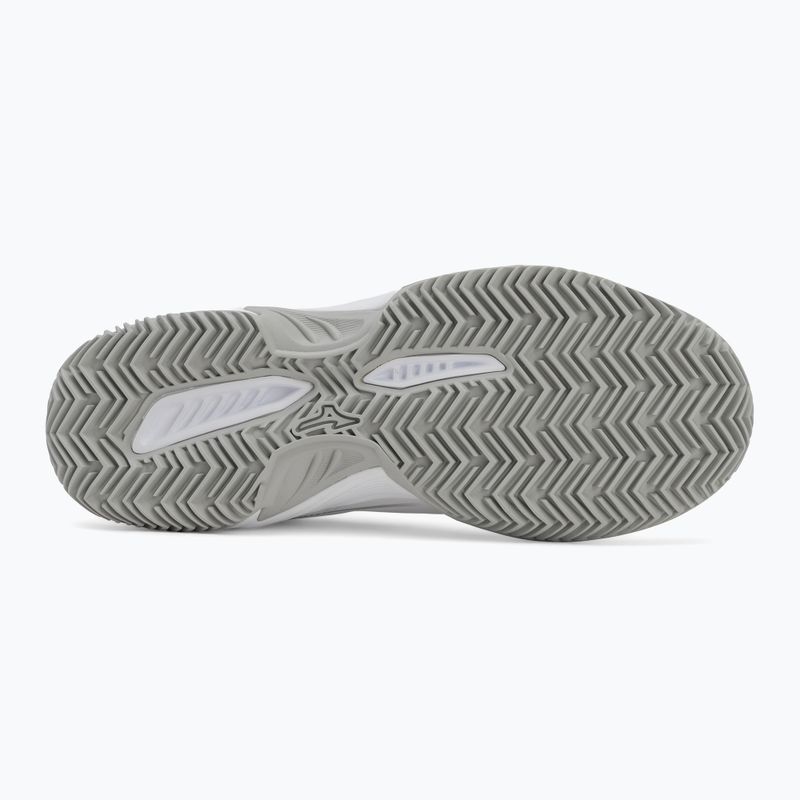 Női teniszcipő Mizuno Break Shot 5 CC white/ ultimate gray/ harbor mist 4