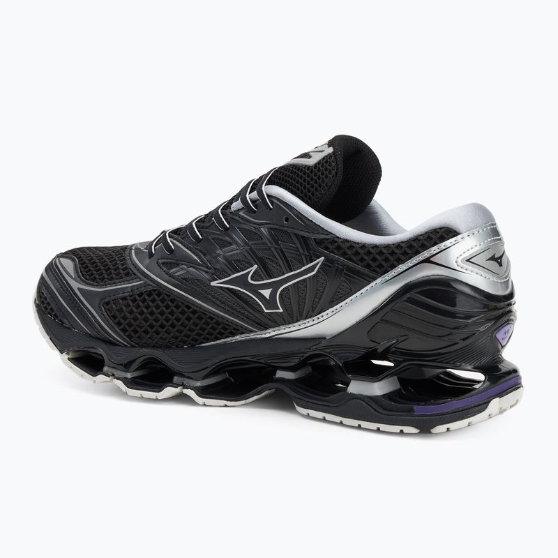 Férfi cipő Mizuno Wave Prophecy LS fekete/ezüst/lila ködfátyol 3