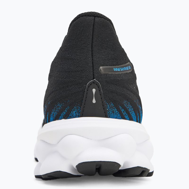 Férfi futócipő Mizuno Wave Skyrise 6 fekete/fehér/kék pace 6