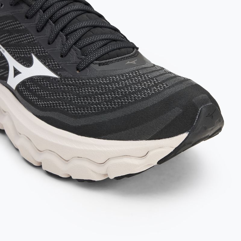 Férfi futócipő Mizuno Wave Horizon 8 fekete/fehér/nimbus cloud 7