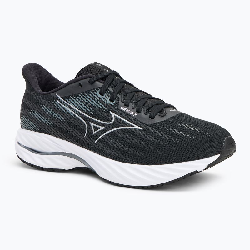 Férfi futócipő Mizuno Wave Inspire 21 fekete/ezüst/metál szürke