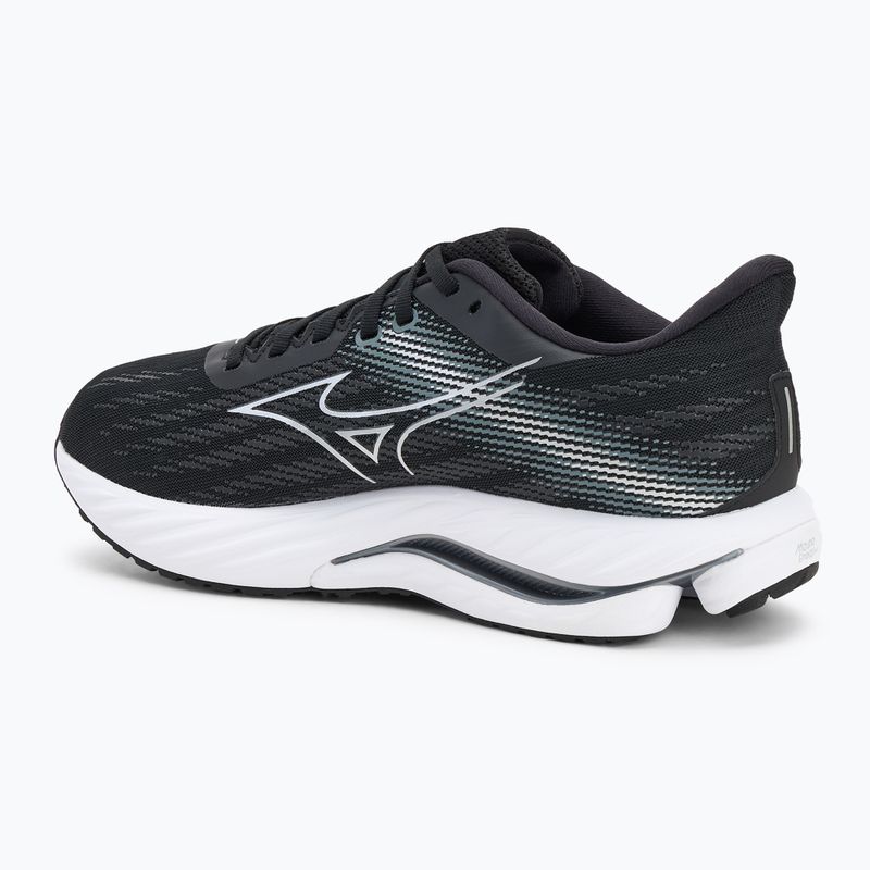 Férfi futócipő Mizuno Wave Inspire 21 fekete/ezüst/metál szürke 3