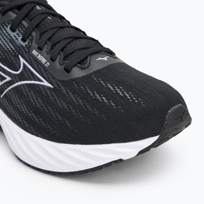 Férfi futócipő Mizuno Wave Inspire 21 fekete/ezüst/metál szürke 7