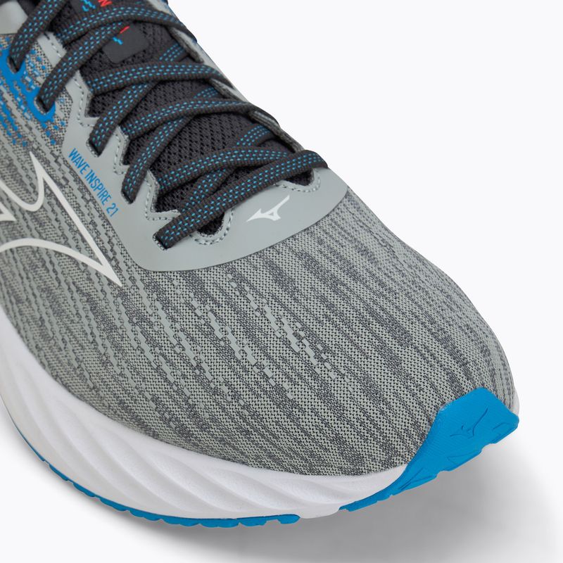 Férfi futócipő Mizuno Wave Inspire 21 pearl blue/white/blue pace Mizuno Wave Inspire 21 pearl blue/white/blue pace 7