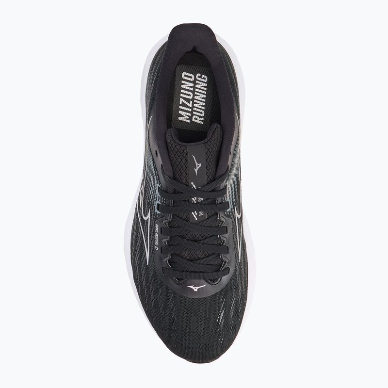 Férfi futócipő Mizuno Wave Inspire 21 2E fekete/ezüst/metál szürke 5