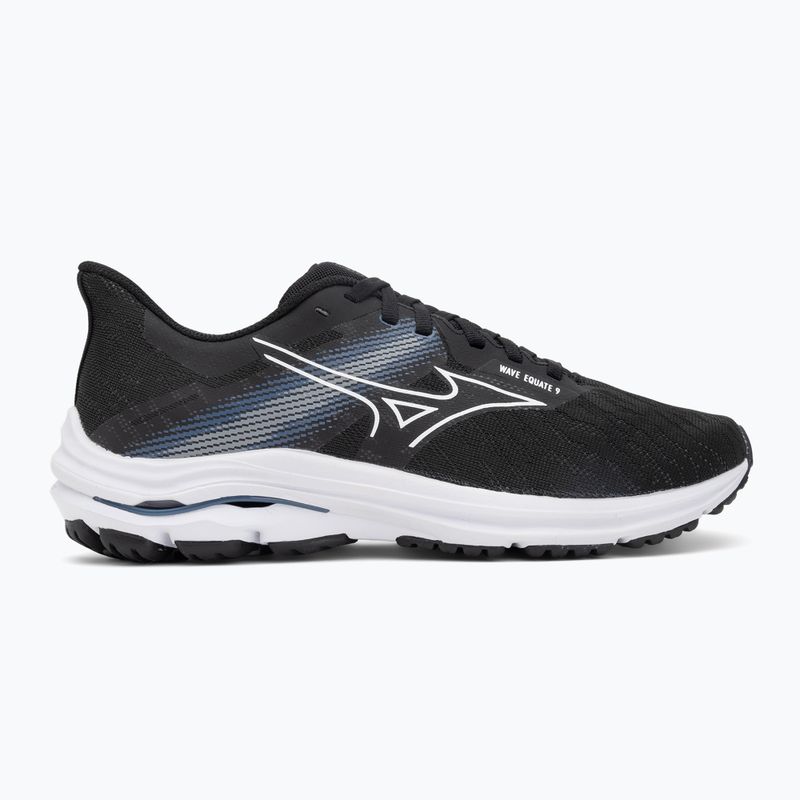 Férfi futócipő Mizuno Wave Equate 9 black/white/vintage indigo 2