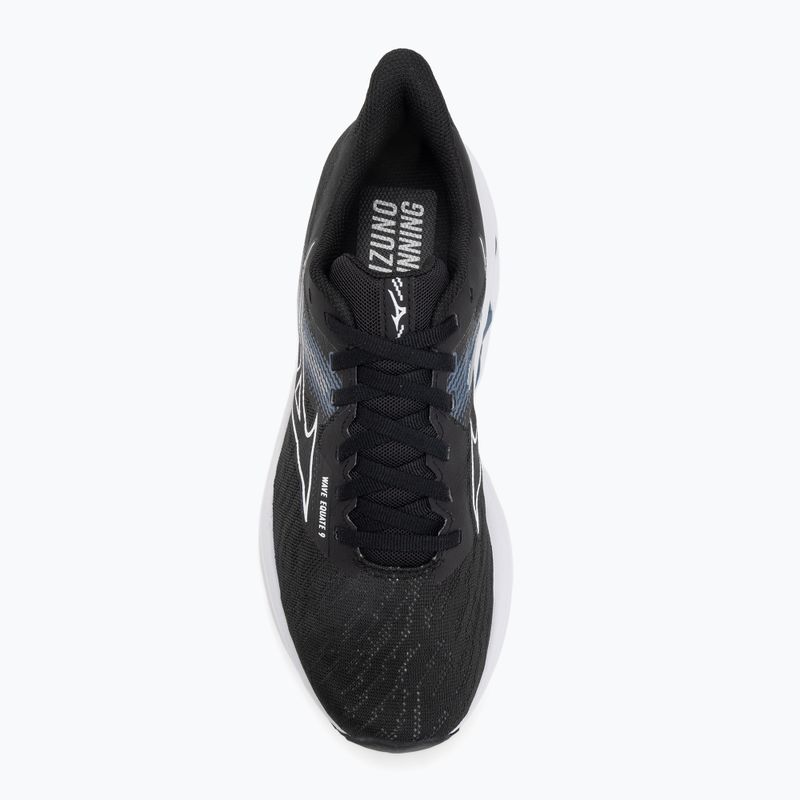 Férfi futócipő Mizuno Wave Equate 9 black/white/vintage indigo 5