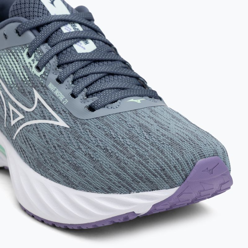 Női Mizuno Wave Inspire 21 futócipő tradewinds/fehér/neo menta 7