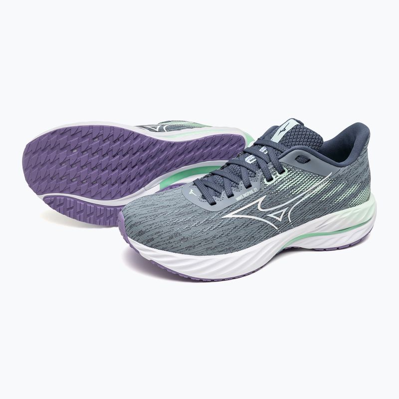 Női Mizuno Wave Inspire 21 futócipő tradewinds/fehér/neo menta 9