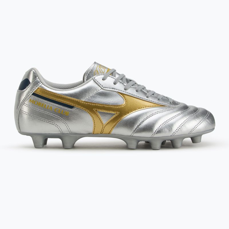 Mizuno Morelia II Club Md galaxy ezüst/arany/arany férfi futballcipő 2
