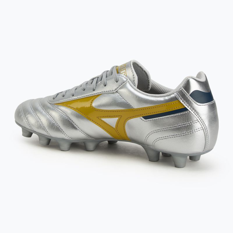 Mizuno Morelia II Club Md galaxy ezüst/arany/arany férfi futballcipő 3