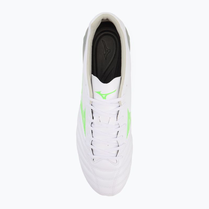 Mizuno Monarcida Neo III Pro Md fehér/neonzöld férfi futballcipő 5