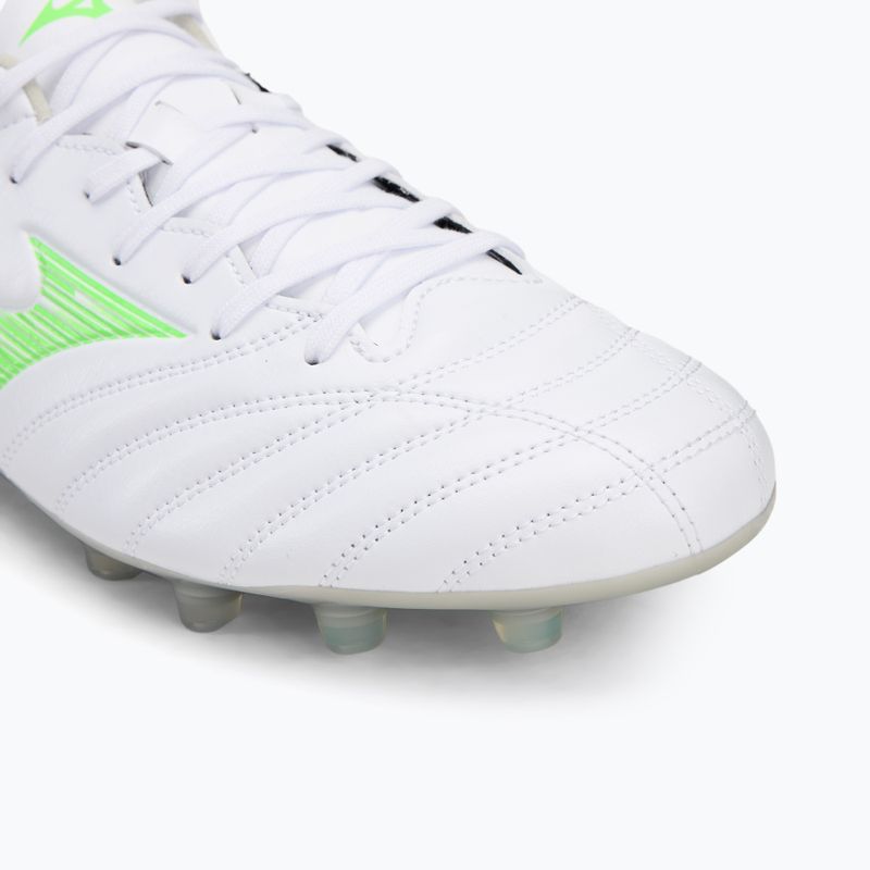 Mizuno Monarcida Neo III Pro Md fehér/neonzöld férfi futballcipő 7