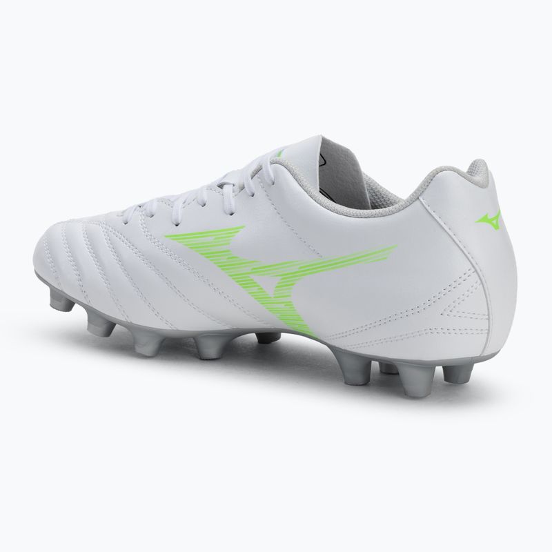 Férfi futballcipő Mizuno Monarcida Neo III Select Md fehér/neonzöld 3