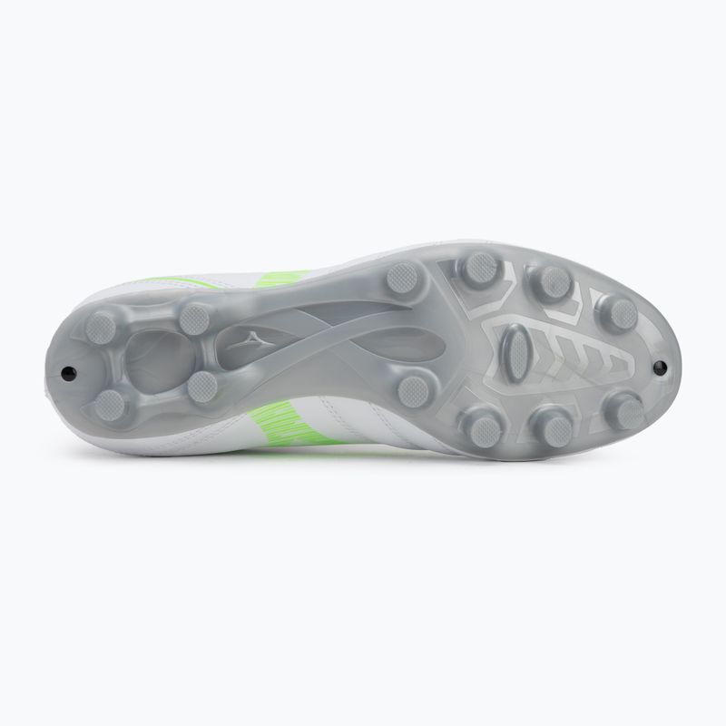 Férfi futballcipő Mizuno Monarcida Neo III Select Md fehér/neonzöld 4