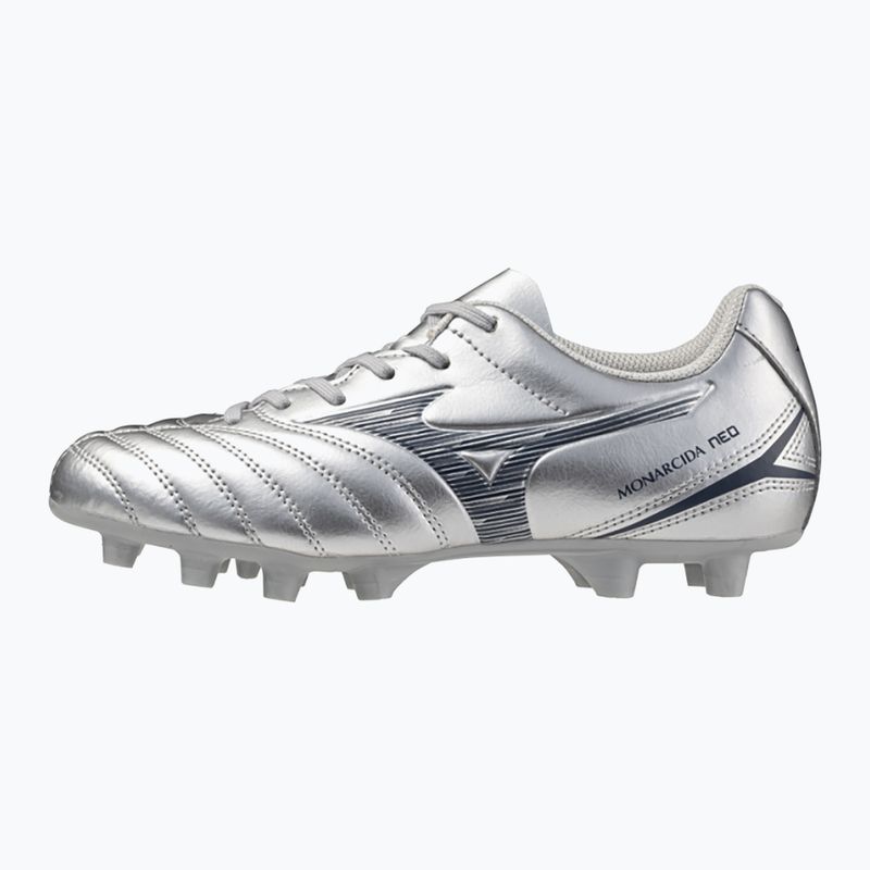 Gyermek focicipő Mizuno Monarcida Neo III Select Jr Md galaxy silver/8605 c/gold Mizuno Monarcida Neo III Select Jr Md galaxy silver/8605 c/gold 8