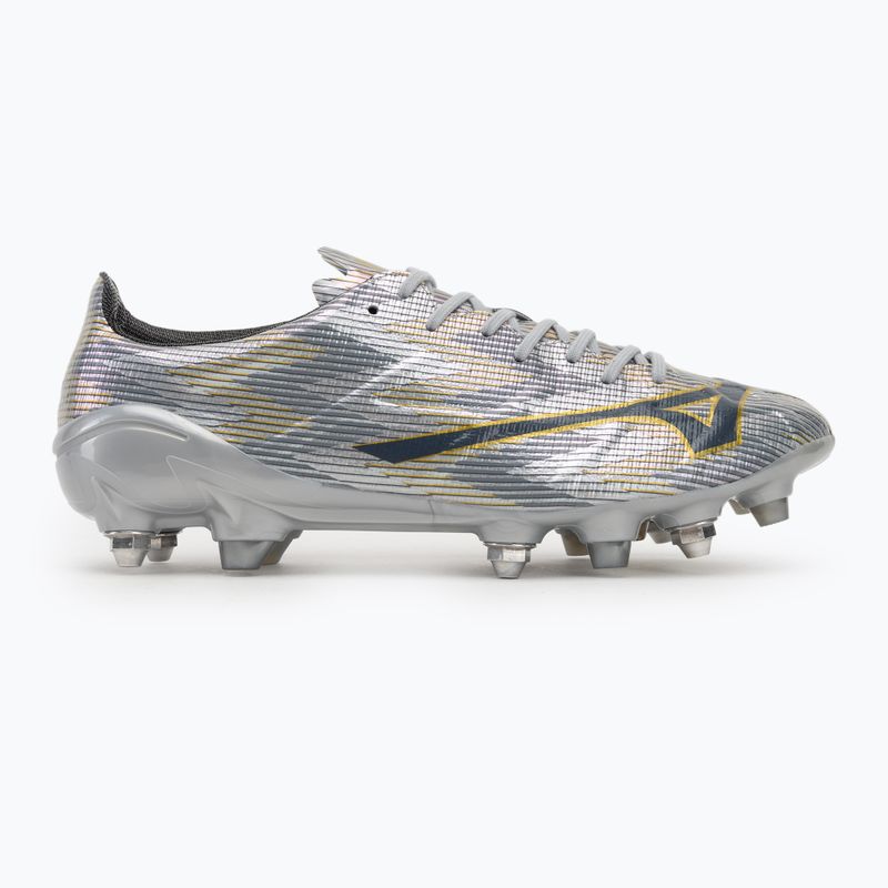 Férfi futballcipő Mizuno α II Japan Mix galaxy silver/8605 c/gold 2